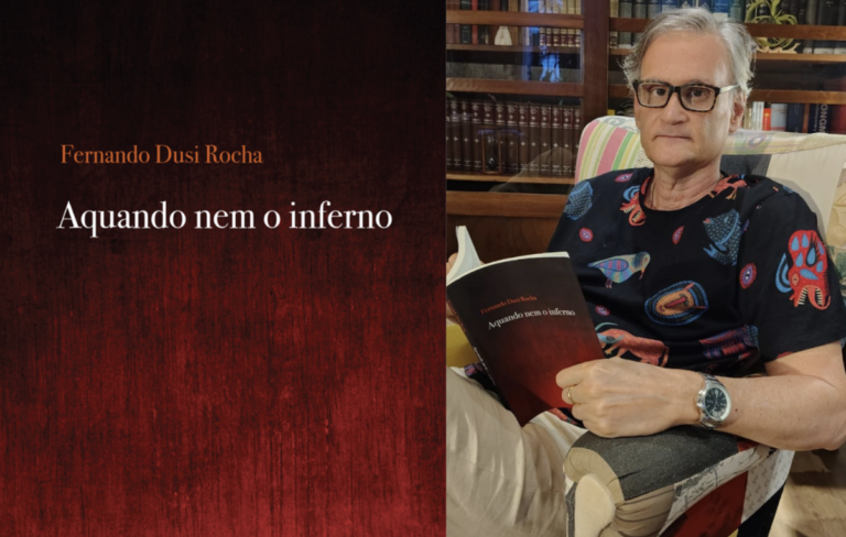 Romance Aquando nem o inferno transgride a linguagem habitual e explora uma forma singular de expressão literária