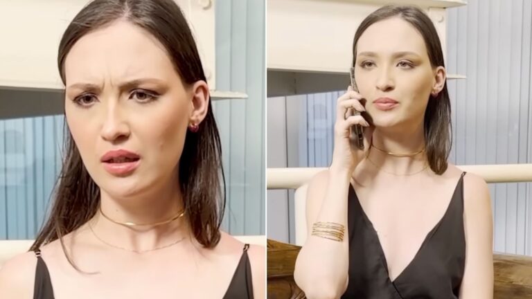 “Menos censura emocional”: Luísa Locher celebra papel de antagonista na série vertical “Troca de Noivos”